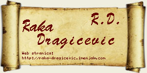 Raka Dragičević vizit kartica